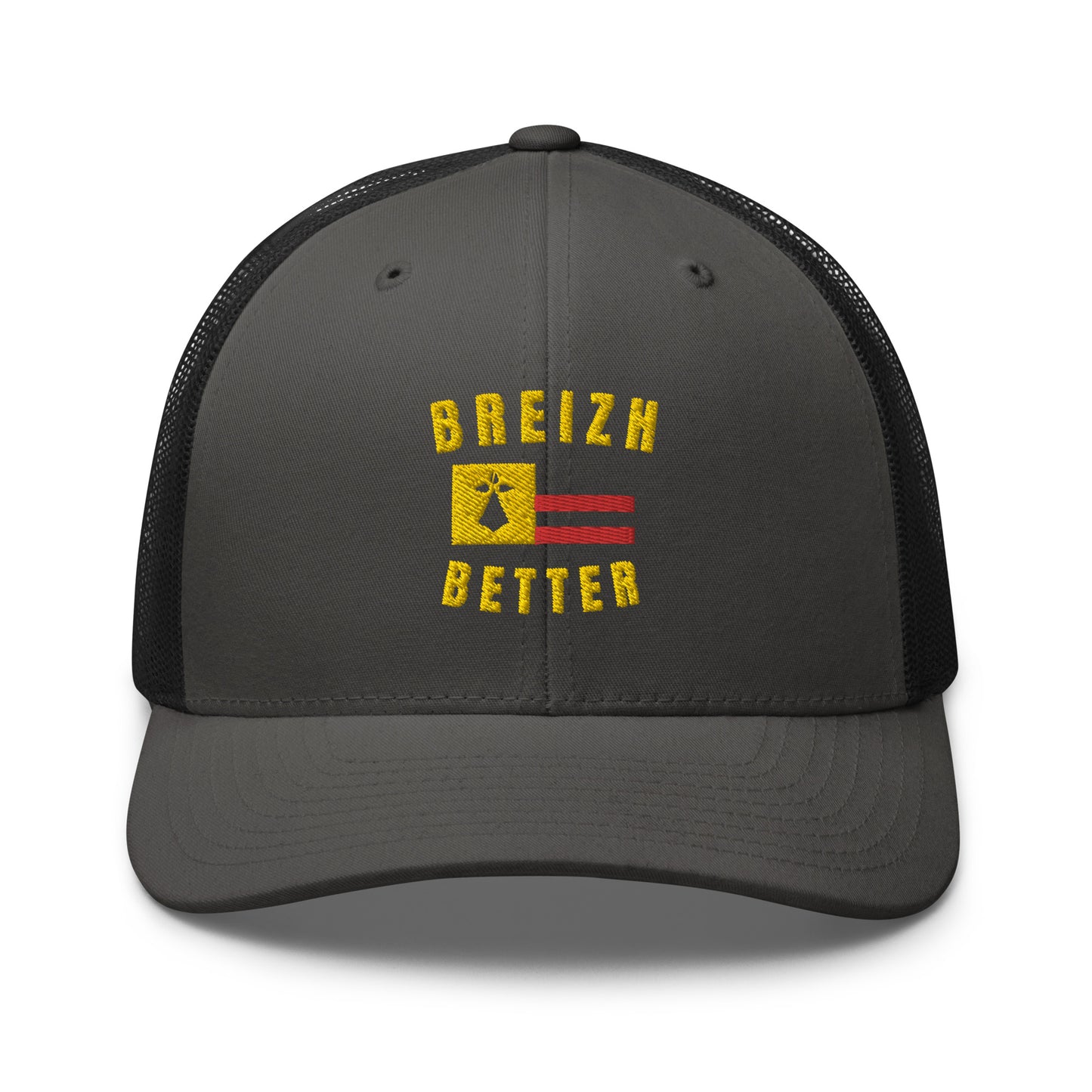 Casquette Trucker Breizhbetter Jaune Brodé