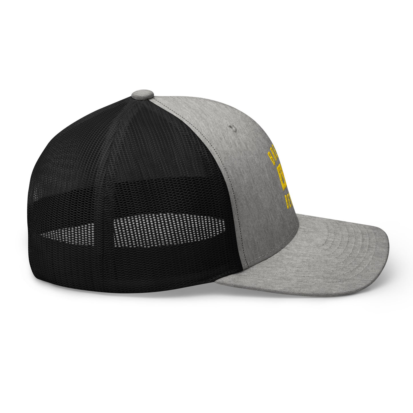 Casquette Trucker Breizhbetter Jaune Brodé