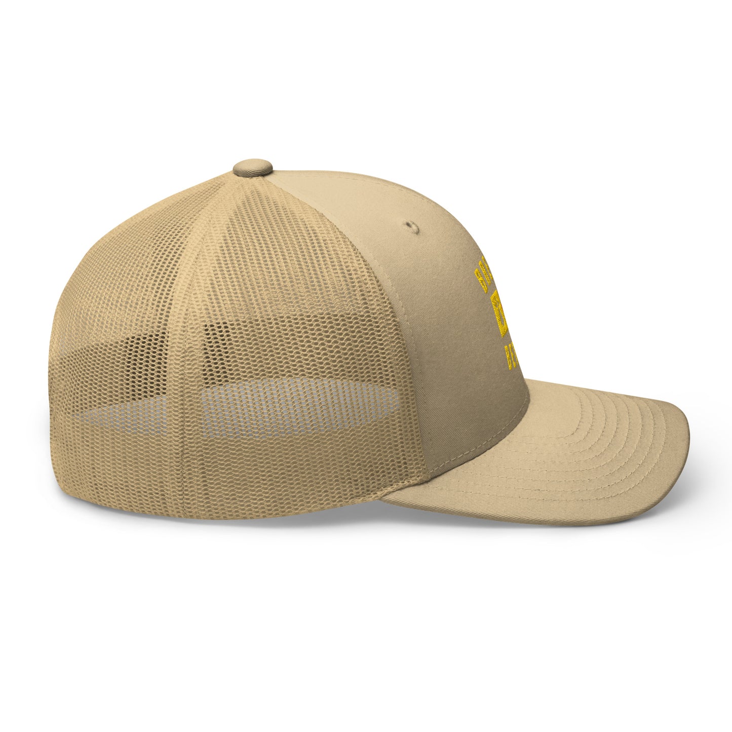 Casquette Trucker Breizhbetter Jaune Brodé
