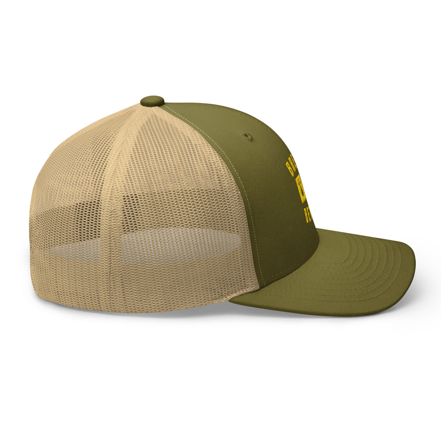Casquette Trucker Breizhbetter Jaune Brodé