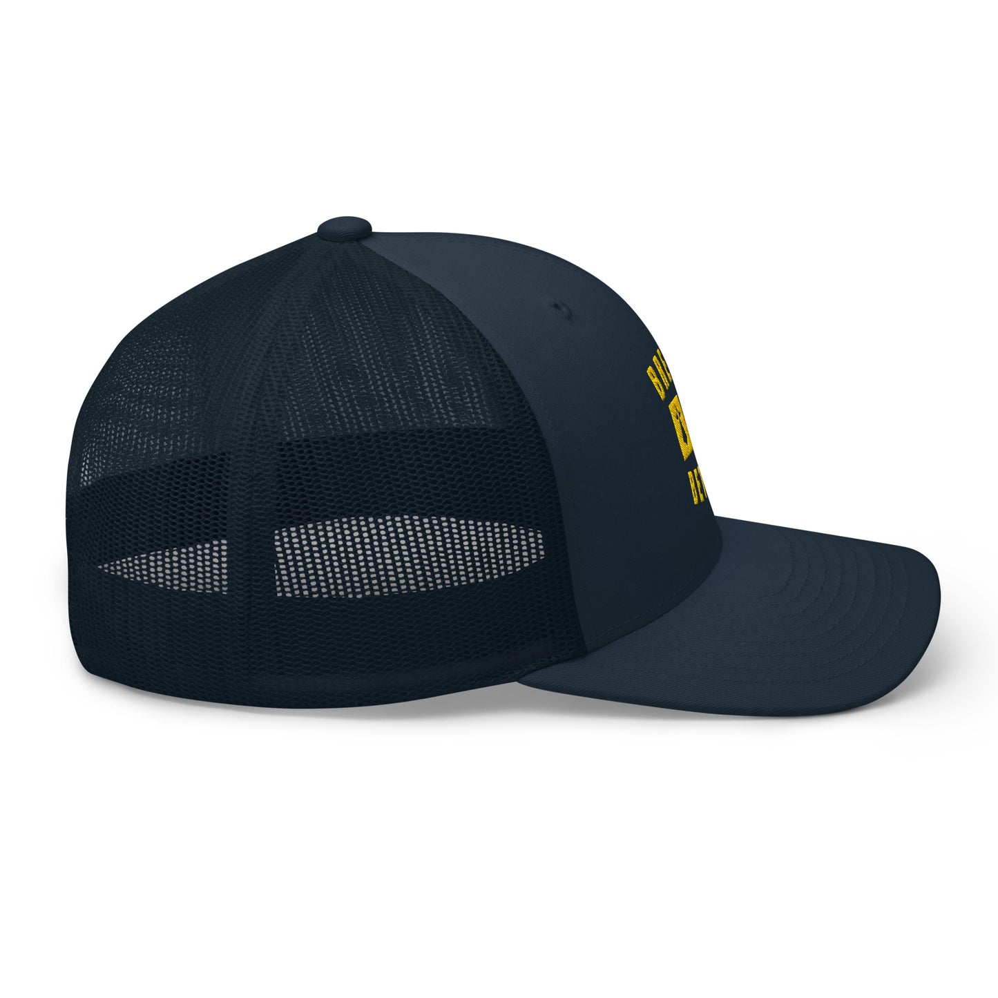 Casquette Trucker Breizhbetter Jaune Brodé
