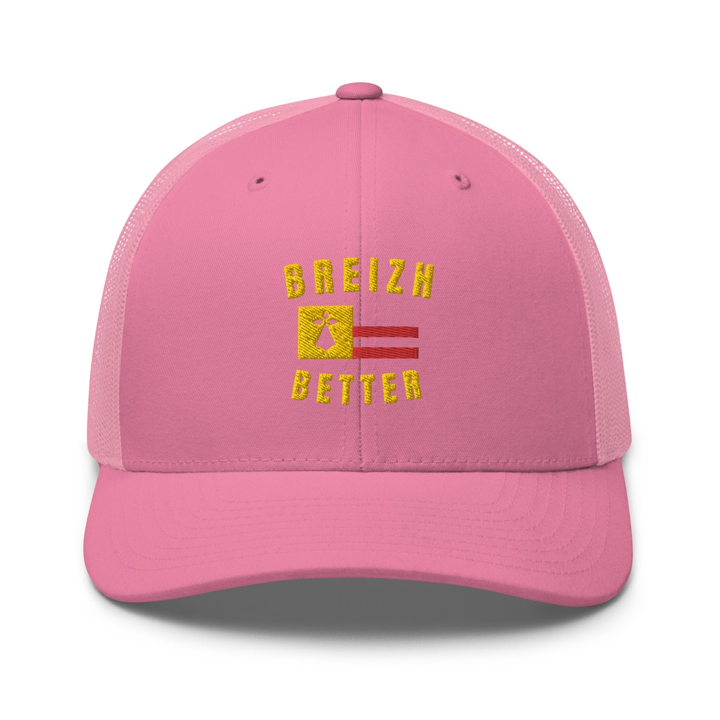 Casquette Trucker Breizhbetter Jaune Brodé