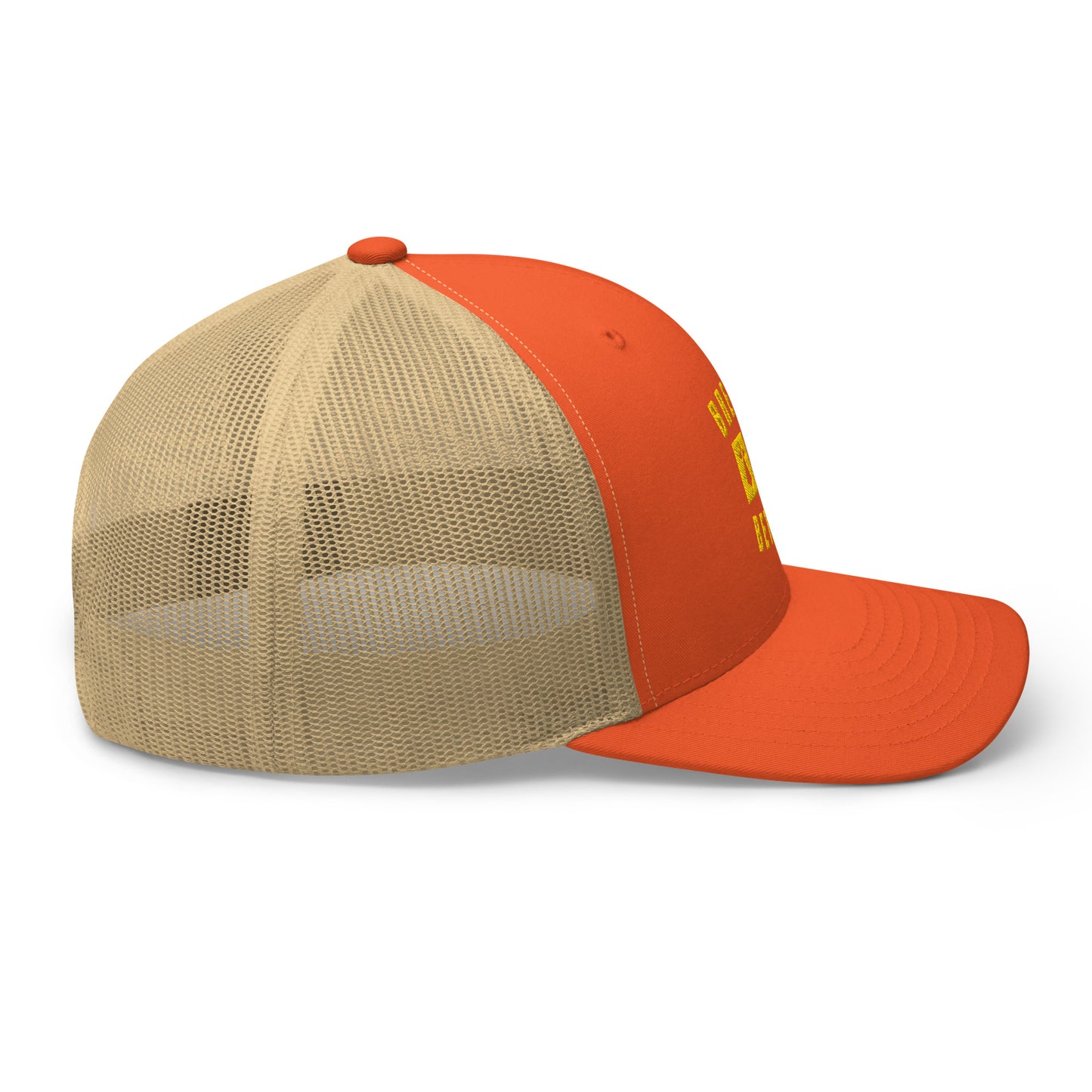 Casquette Trucker Breizhbetter Jaune Brodé
