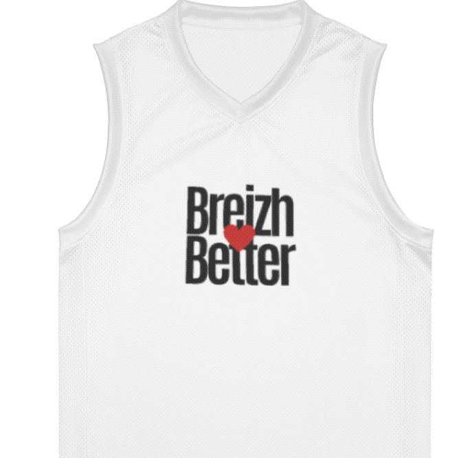 Breizhbetter Love Maillot de basket all over