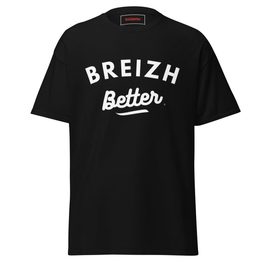 T-shirt classique unisexe Breizhbetter Billy Blanc