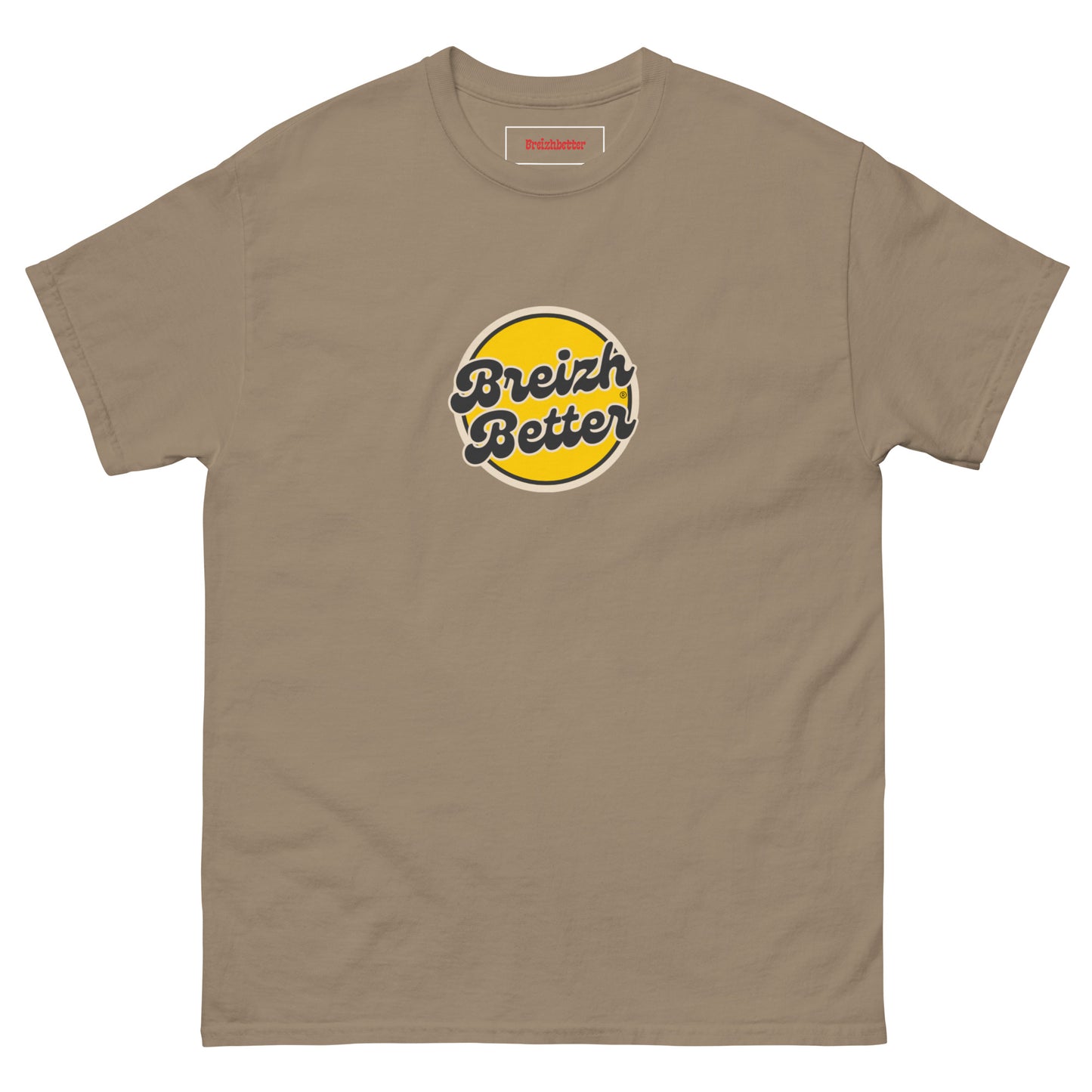 T-shirt classique unisexe Breizhbetter Cola Jaune