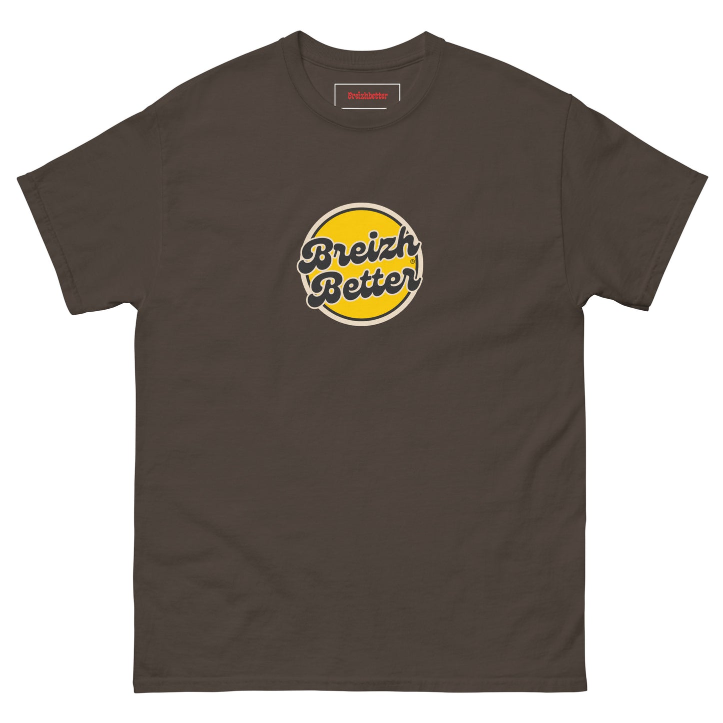 T-shirt classique unisexe Breizhbetter Cola Jaune