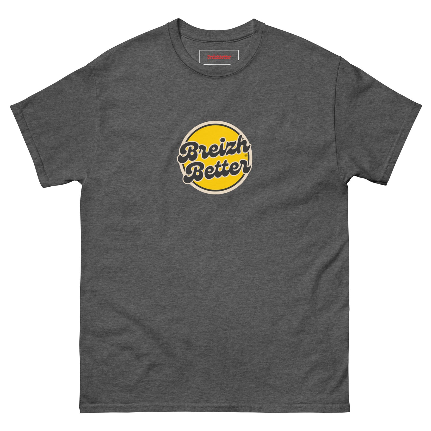 T-shirt classique unisexe Breizhbetter Cola Jaune