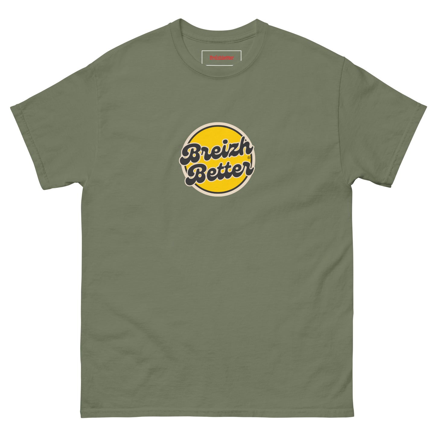 T-shirt classique unisexe Breizhbetter Cola Jaune