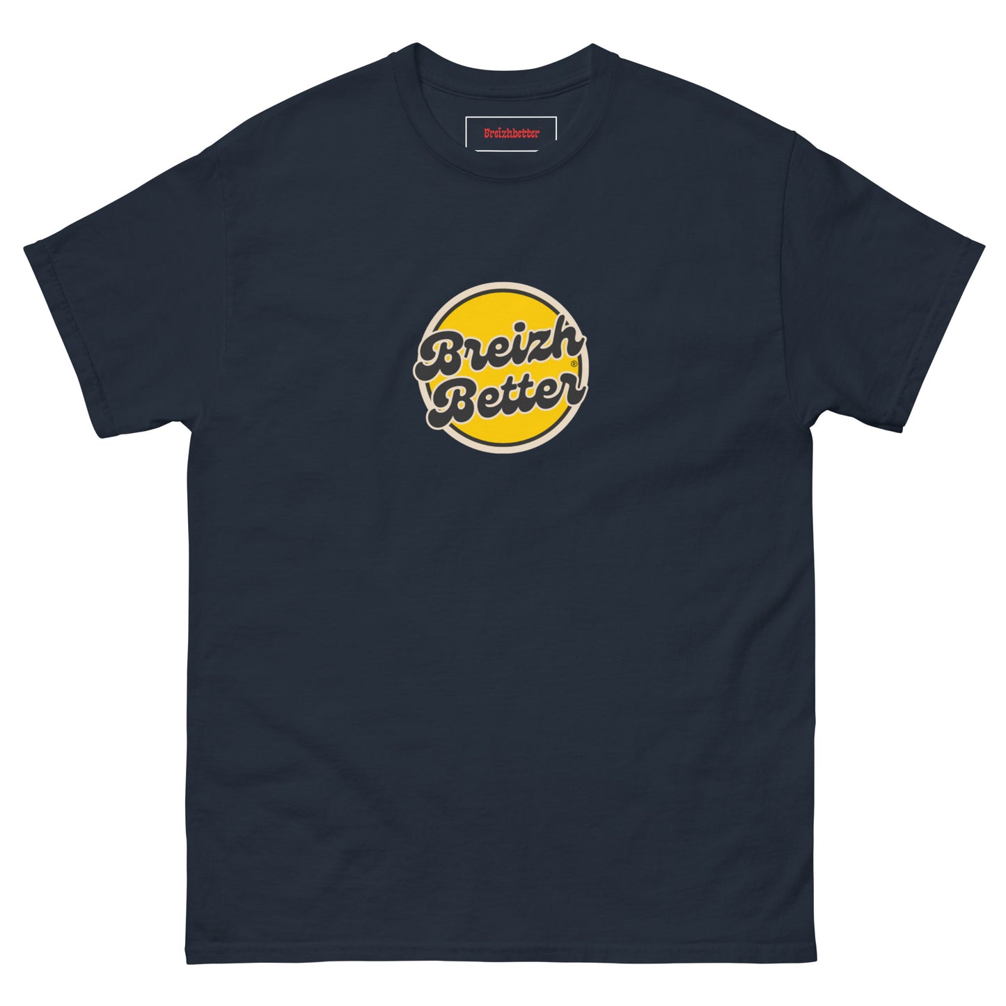 T-shirt classique unisexe Breizhbetter Cola Jaune
