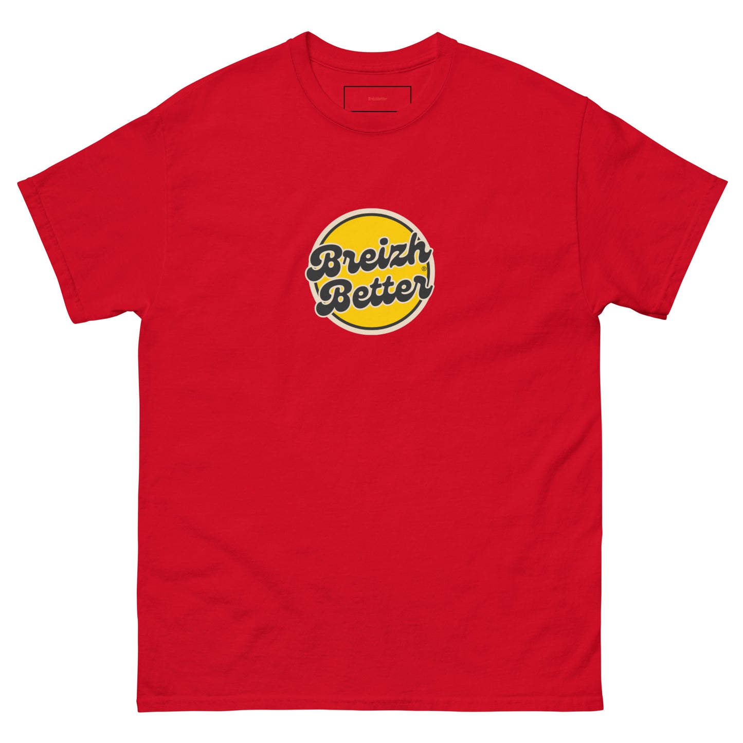 T-shirt classique unisexe Breizhbetter Cola Jaune