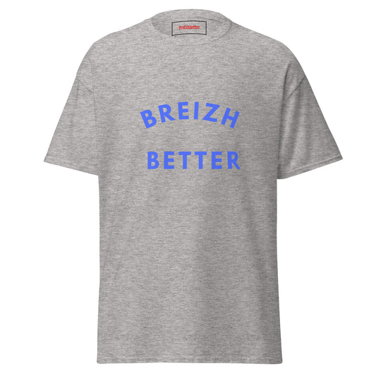 T-shirt classique unisexe Breizhbetter Bleu