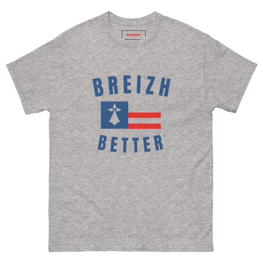 T-shirt classique unisexe Breizhbetter Hermine