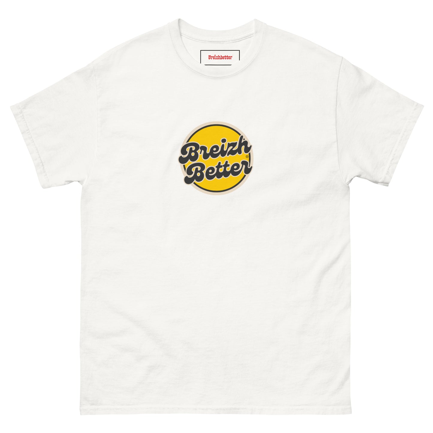 T-shirt classique unisexe Breizhbetter Cola Jaune