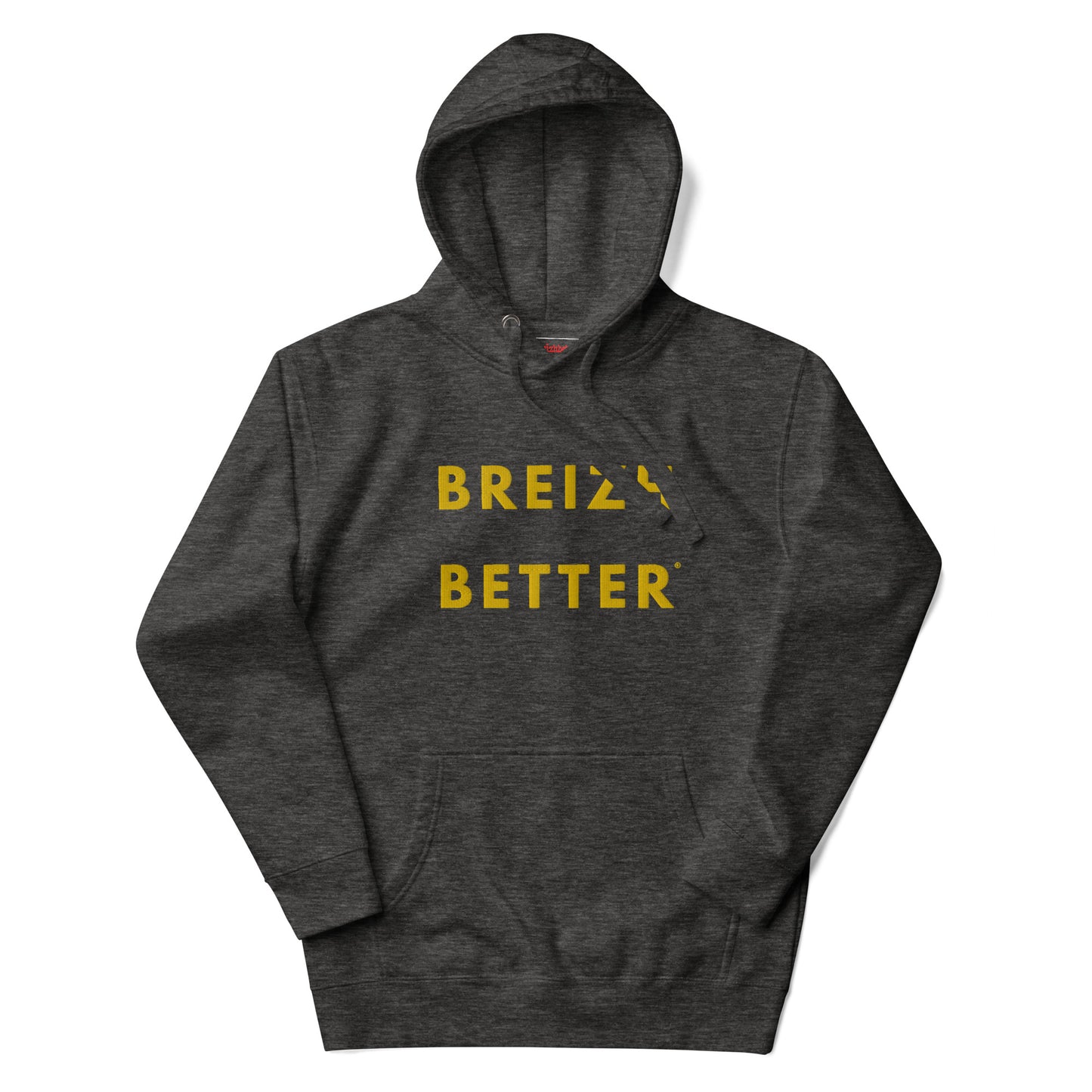 Sweat à Capuche Unisexe Breizhbetter Brodé Jaune