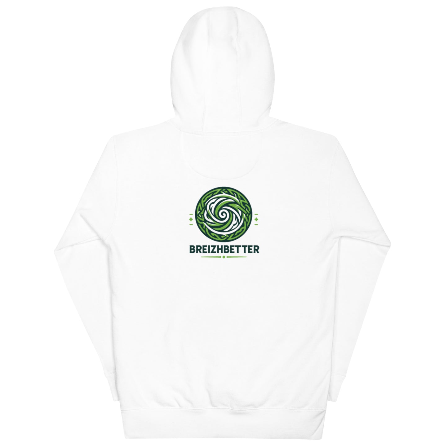 Sweat à Capuche Unisexe Legendes Bretonnes Imprimé Avant/Arriere